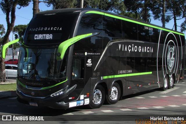 Viação Garcia 96120 na cidade de Curitiba, Paraná, Brasil, por Hariel Bernades. Número da foto: #12926377.