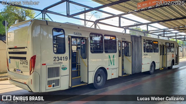 Viação Colombo 23419 na cidade de Curitiba, Paraná, Brasil, por Lucas Weber Calizario. Número da foto: #12927014.
