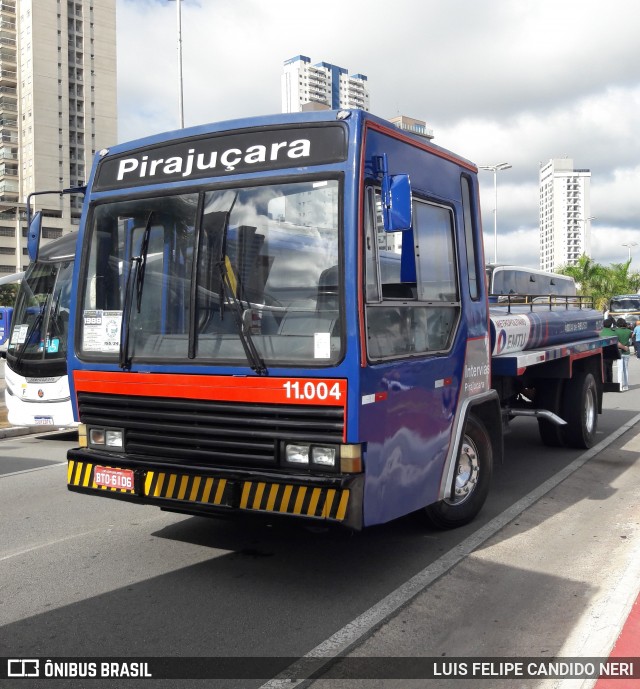 Viação Pirajuçara 11.004 na cidade de Barueri, São Paulo, Brasil, por LUIS FELIPE CANDIDO NERI. Número da foto: #12926167.