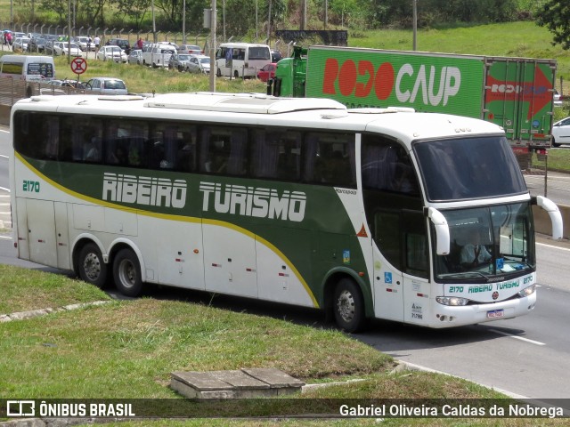 Ribeiro Turismo 2170 na cidade de Aparecida, São Paulo, Brasil, por Gabriel Oliveira Caldas da Nobrega. Número da foto: #12926629.
