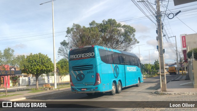 Auto Viação Progresso 6248 na cidade de Santa Cruz do Capibaribe, Pernambuco, Brasil, por Leon Oliver. Número da foto: #12925767.