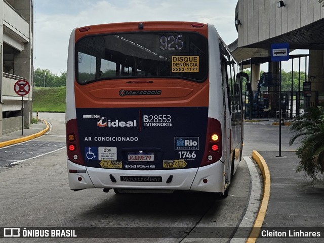 Viação Ideal B28553 na cidade de Rio de Janeiro, Rio de Janeiro, Brasil, por Cleiton Linhares. Número da foto: #12925991.