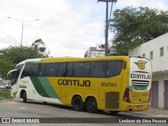 Empresa Gontijo de Transportes 18290 na cidade de Caruaru, Pernambuco, Brasil, por Lenilson da Silva Pessoa. Número da foto: #12926659.