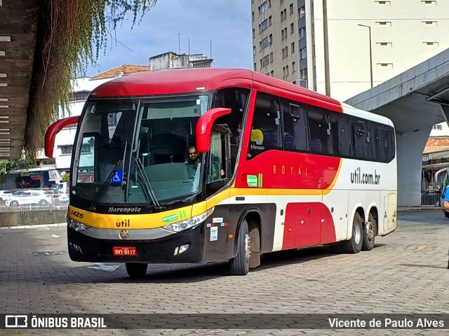 UTIL - União Transporte Interestadual de Luxo 1426 na cidade de Belo Horizonte, Minas Gerais, Brasil, por Vicente de Paulo Alves. Número da foto: #12926930.