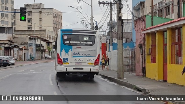 Viação Rio Ouro 2.007 na cidade de São Gonçalo, Rio de Janeiro, Brasil, por Icaro Vicente brandao. Número da foto: #12925124.