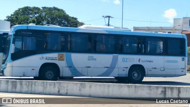 Viação Fortaleza 02501 na cidade de Fortaleza, Ceará, Brasil, por Lucas Caetano. Número da foto: #12925315.