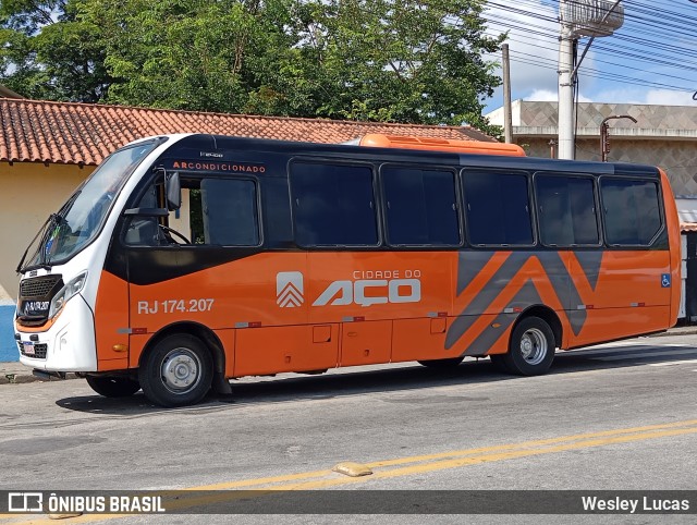 Viação Cidade do Aço RJ 174.207 na cidade de Piraí, Rio de Janeiro, Brasil, por Wesley Lucas. Número da foto: #12925257.