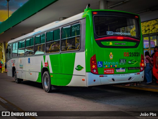 Via Verde Transportes Coletivos 0525021 na cidade de Manaus, Amazonas, Brasil, por João Pbs. Número da foto: #12925183.