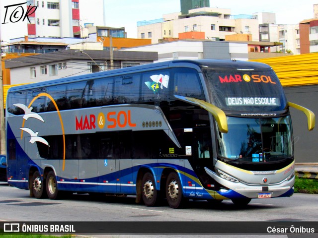 Mar & Sol Viagens 28000 na cidade de Belo Horizonte, Minas Gerais, Brasil, por César Ônibus. Número da foto: #12926692.