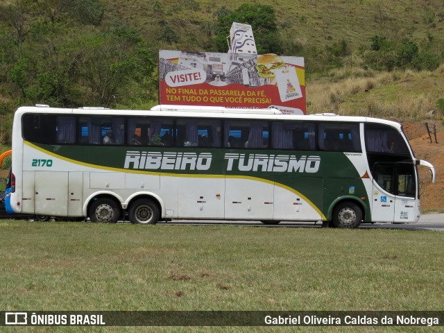 Ribeiro Turismo 2170 na cidade de Aparecida, São Paulo, Brasil, por Gabriel Oliveira Caldas da Nobrega. Número da foto: #12926627.