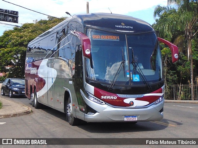 Viação Serro 46224 na cidade de Três Corações, Minas Gerais, Brasil, por Fábio Mateus Tibúrcio. Número da foto: #12926739.