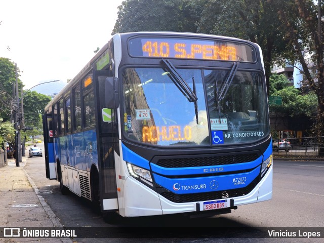 Transurb A72023 na cidade de Rio de Janeiro, Rio de Janeiro, Brasil, por Vinicius Lopes. Número da foto: #12925204.