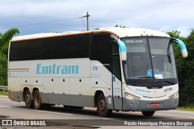 Emtram 3750 na cidade de Barra do Piraí, Rio de Janeiro, Brasil, por Paulo Henrique Pereira Borges. Número da foto: #12949711.
