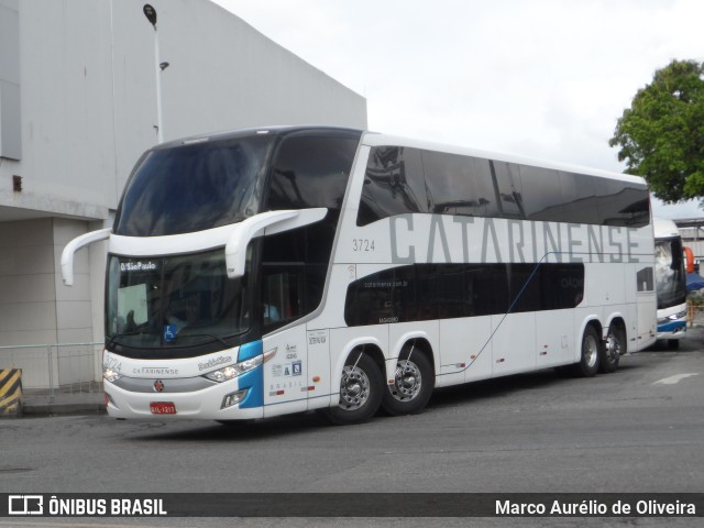 Auto Viação Catarinense 3724 na cidade de Rio de Janeiro, Rio de Janeiro, Brasil, por Marco Aurélio de Oliveira. Número da foto: #12950131.