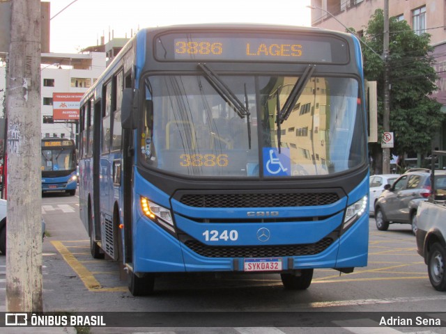 Enscon Viação 1240 na cidade de João Monlevade, Minas Gerais, Brasil, por Adrian Sena. Número da foto: #12948238.