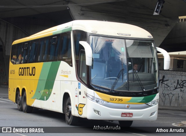 Empresa Gontijo de Transportes 18735 na cidade de Belo Horizonte, Minas Gerais, Brasil, por Athos Arruda. Número da foto: #12950018.
