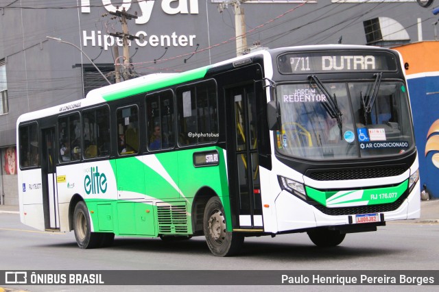 Viação Elite RJ 176.077 na cidade de Volta Redonda, Rio de Janeiro, Brasil, por Paulo Henrique Pereira Borges. Número da foto: #12949682.