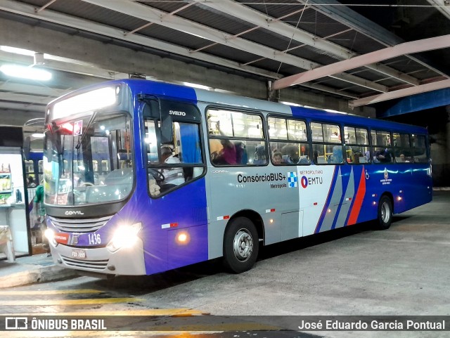 Expresso Metrópolis Transportes e Viagens 1436 na cidade de Campinas, São Paulo, Brasil, por José Eduardo Garcia Pontual. Número da foto: #12949143.