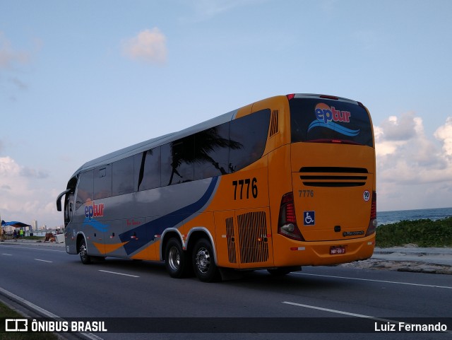 EPTur Turismo 7776 na cidade de Maceió, Alagoas, Brasil, por Luiz Fernando. Número da foto: #12949726.