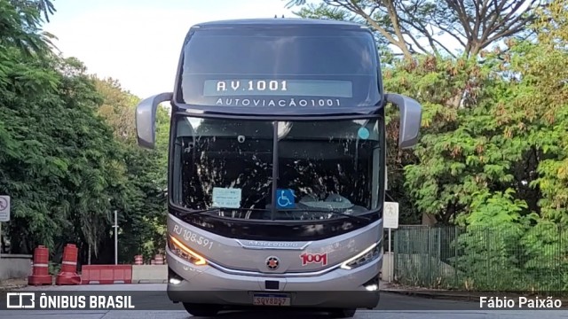 Auto Viação 1001 RJ 108.591 na cidade de São Paulo, São Paulo, Brasil, por Fábio Paixão. Número da foto: #12948172.