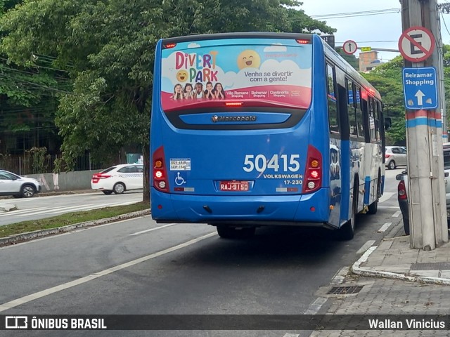 Transol Transportes Coletivos 50415 na cidade de Florianópolis, Santa Catarina, Brasil, por Wallan Vinicius. Número da foto: #12948459.