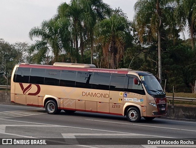 Viação Diamond Turismo 22117 na cidade de Cotia, São Paulo, Brasil, por David Macedo Rocha. Número da foto: #12948656.