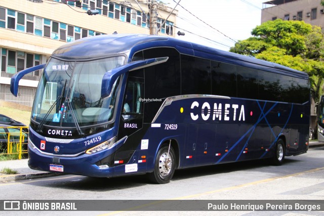 Viação Cometa 724519 na cidade de Volta Redonda, Rio de Janeiro, Brasil, por Paulo Henrique Pereira Borges. Número da foto: #12949666.
