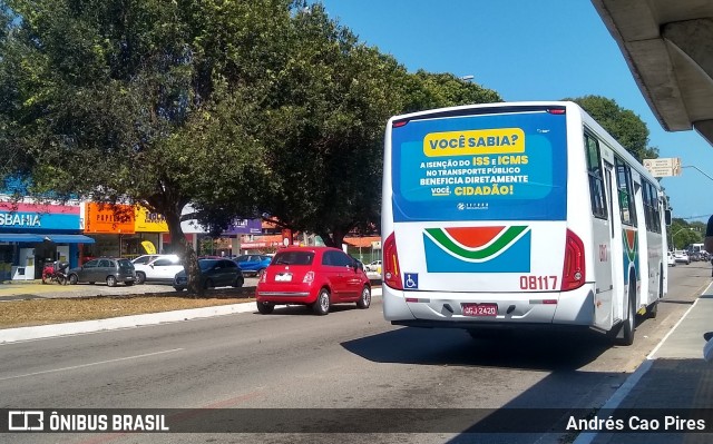 Transnacional Transportes Urbanos 08117 na cidade de Natal, Rio Grande do Norte, Brasil, por Andrés Cao Pires. Número da foto: #12948307.