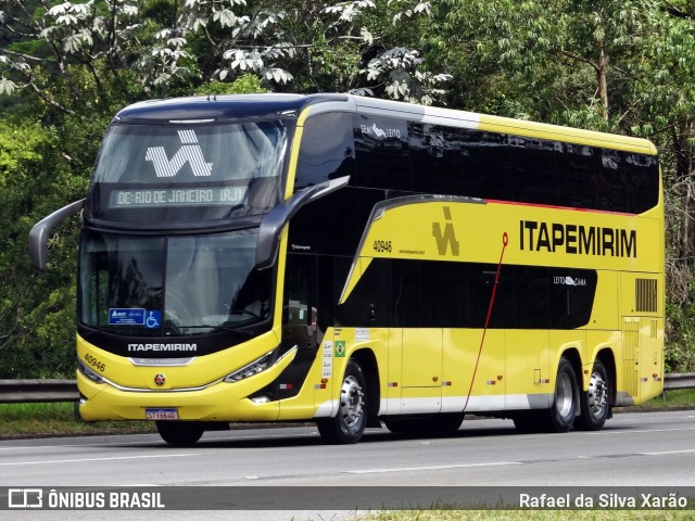 Viação Nova Itapemirim 40946 na cidade de Petrópolis, Rio de Janeiro, Brasil, por Rafael da Silva Xarão. Número da foto: #12948890.