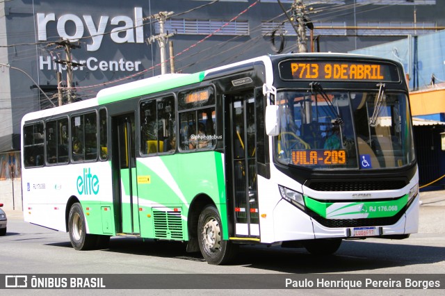 Viação Elite RJ 176.068 na cidade de Volta Redonda, Rio de Janeiro, Brasil, por Paulo Henrique Pereira Borges. Número da foto: #12949676.