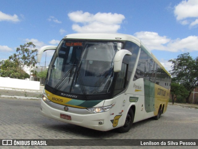Empresa Gontijo de Transportes 18005 na cidade de Caruaru, Pernambuco, Brasil, por Lenilson da Silva Pessoa. Número da foto: #12949874.