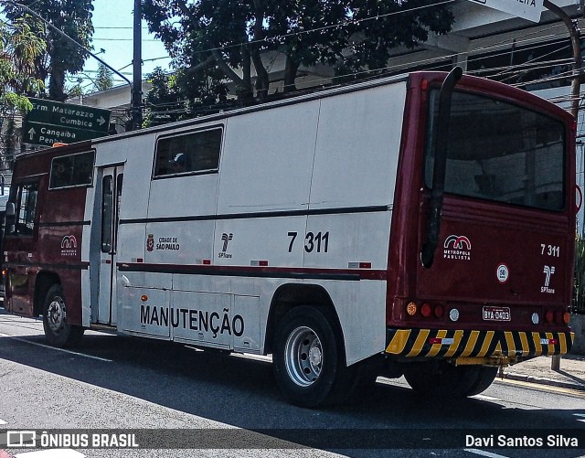 Viação Metrópole Paulista - Zona Sul 7 311 na cidade de São Paulo, São Paulo, Brasil, por Davi Santos Silva. Número da foto: #12948128.