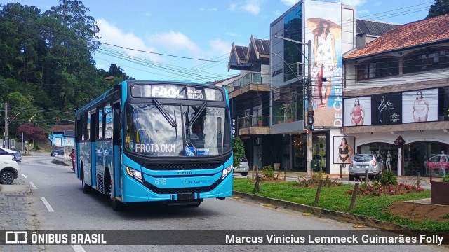 FAOL - Friburgo Auto Ônibus 616 na cidade de Nova Friburgo, Rio de Janeiro, Brasil, por Marcus Vinicius Lemmeck Guimarães Folly. Número da foto: #12948091.