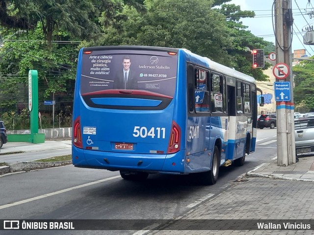 Transol Transportes Coletivos 50411 na cidade de Florianópolis, Santa Catarina, Brasil, por Wallan Vinicius. Número da foto: #12948453.