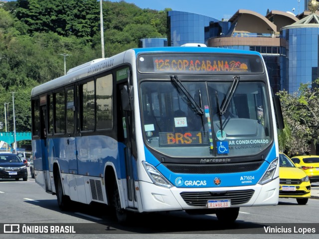 Viação Nossa Senhora das Graças A71604 na cidade de Rio de Janeiro, Rio de Janeiro, Brasil, por Vinicius Lopes. Número da foto: #12951266.
