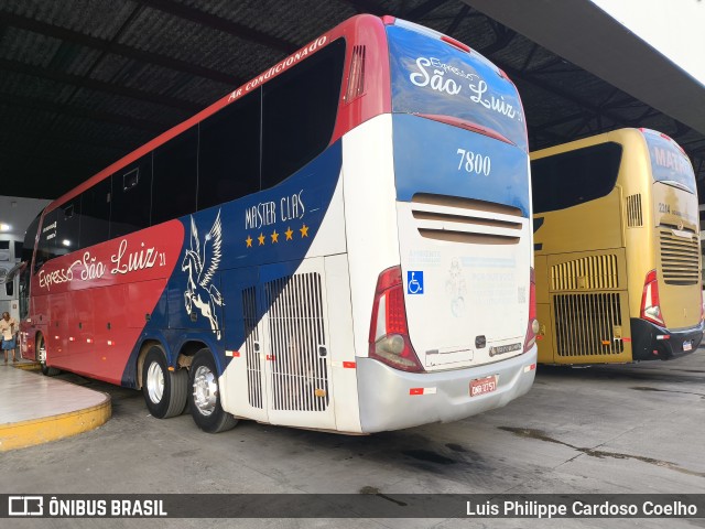 Expresso São Luiz 7800 na cidade de Goiânia, Goiás, Brasil, por Luis Philippe Cardoso Coelho. Número da foto: #12951977.