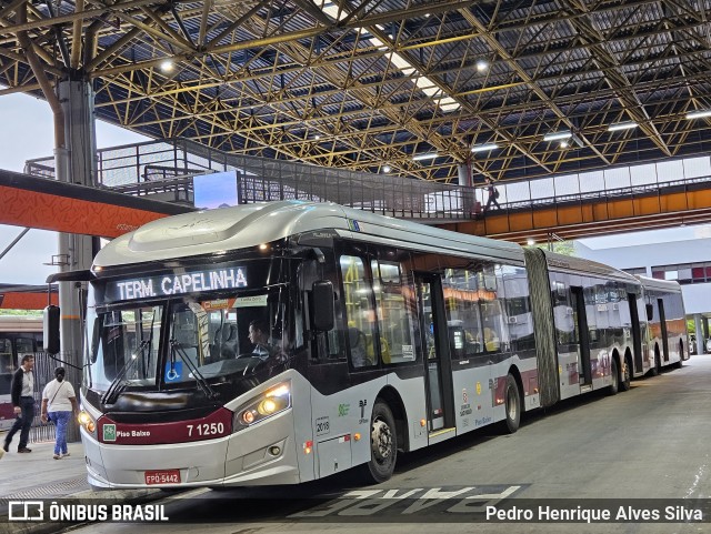 Viação Campo Belo 7 1250 na cidade de São Paulo, São Paulo, Brasil, por Pedro Henrique Alves Silva. Número da foto: #12952078.