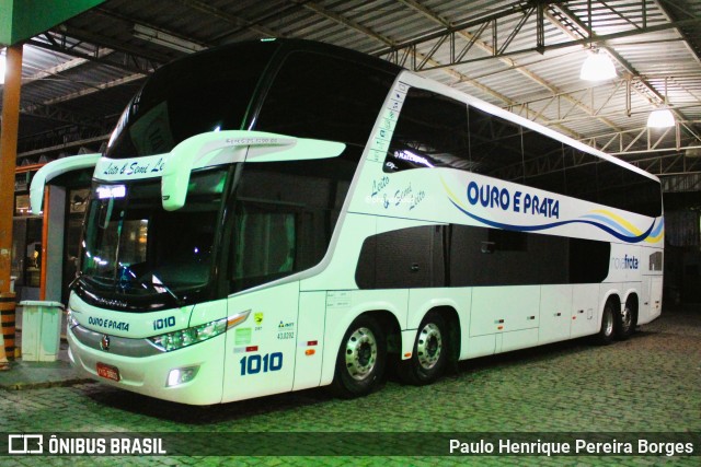 Viação Ouro e Prata 1010 na cidade de Cachoeira do Sul, Rio Grande do Sul, Brasil, por Paulo Henrique Pereira Borges. Número da foto: #12950924.