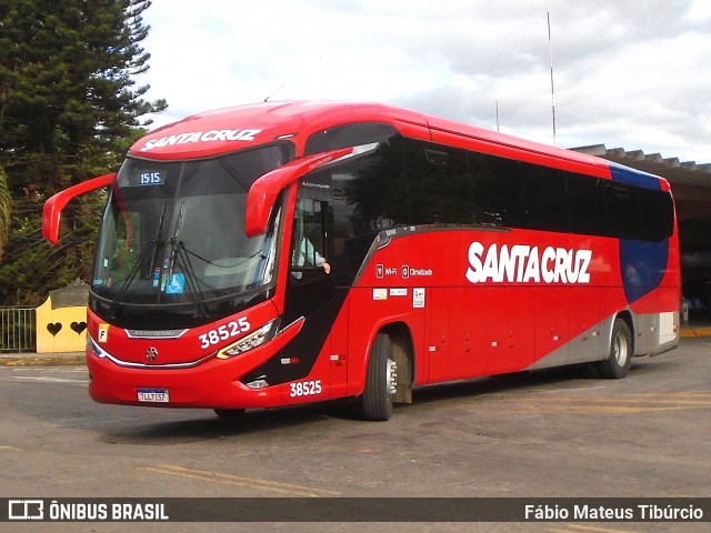Viação Santa Cruz 38525 na cidade de Três Corações, Minas Gerais, Brasil, por Fábio Mateus Tibúrcio. Número da foto: #12950237.
