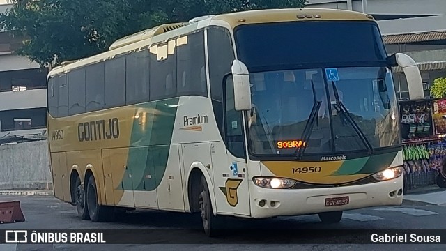Empresa Gontijo de Transportes 14950 na cidade de Rio de Janeiro, Rio de Janeiro, Brasil, por Gabriel Sousa. Número da foto: #12951304.