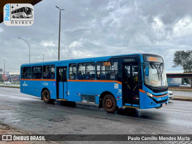 Taguatur - Taguatinga Transporte e Turismo 05634 na cidade de Candangolândia, Distrito Federal, Brasil, por Paulo Camillo Mendes Maria. Número da foto: #12950565.