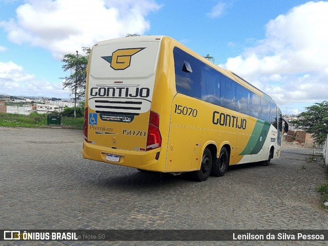 Empresa Gontijo de Transportes 15070 na cidade de Caruaru, Pernambuco, Brasil, por Lenilson da Silva Pessoa. Número da foto: #12951290.