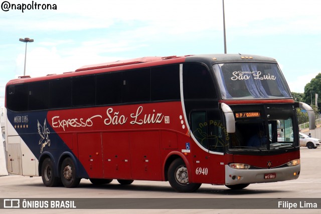 Expresso São Luiz 6940 na cidade de Goiânia, Goiás, Brasil, por Filipe Lima. Número da foto: #12951570.