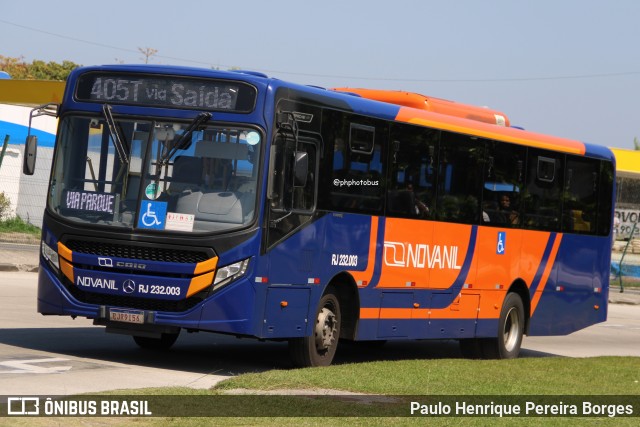 Evanil Tur > Novanil RJ 232.003 na cidade de Rio de Janeiro, Rio de Janeiro, Brasil, por Paulo Henrique Pereira Borges. Número da foto: #12950921.