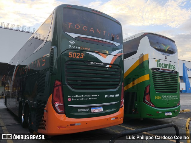Tocantins Transportes e Turismo 5023 na cidade de Goiânia, Goiás, Brasil, por Luis Philippe Cardoso Coelho. Número da foto: #12951939.