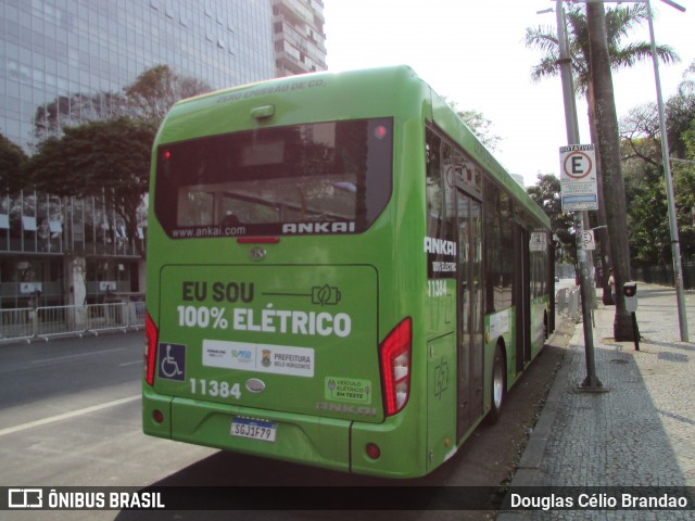Viação Sandra 11384 na cidade de Belo Horizonte, Minas Gerais, Brasil, por Douglas Célio Brandao. Número da foto: #12954897.