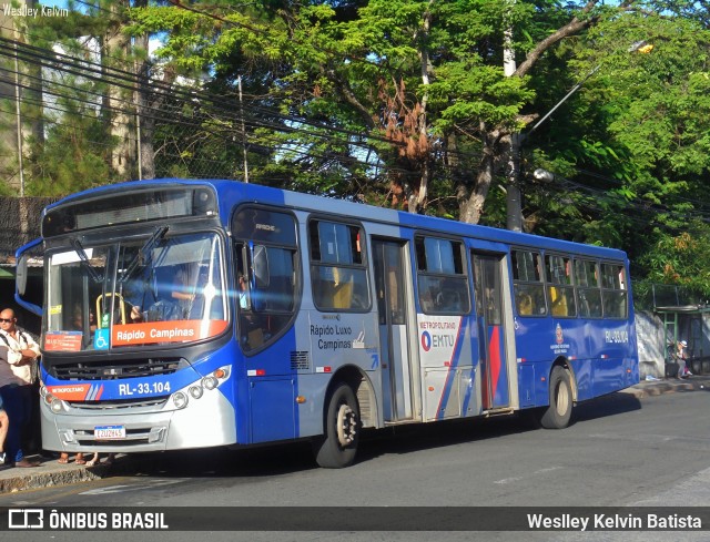 Rápido Campinas RL-33.104 na cidade de Sorocaba, São Paulo, Brasil, por Weslley Kelvin Batista. Número da foto: #12953238.