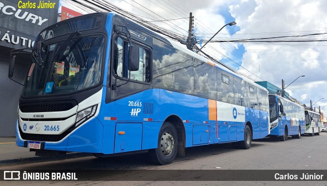 HP Transportes Coletivos 20.665 na cidade de Goiânia, Goiás, Brasil, por Carlos Júnior. Número da foto: #12954687.