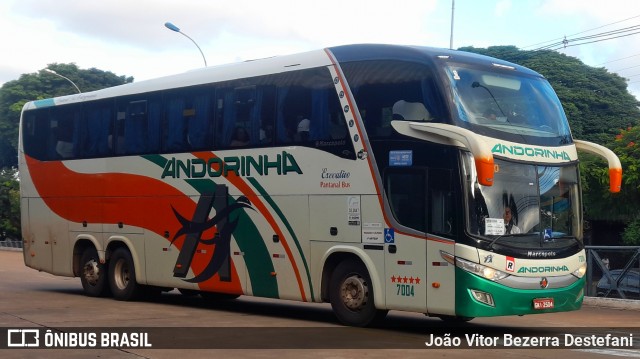 Empresa de Transportes Andorinha 7004 na cidade de Maringá, Paraná, Brasil, por João Vitor Bezerra Destefani. Número da foto: #12953003.