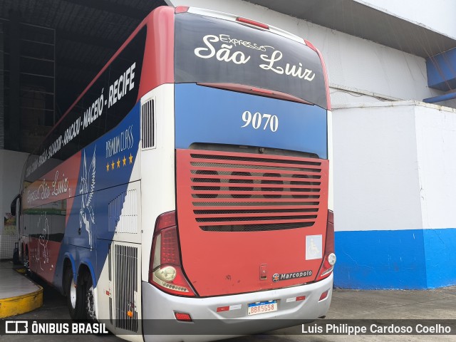 Expresso São Luiz 9070 na cidade de Goiânia, Goiás, Brasil, por Luis Philippe Cardoso Coelho. Número da foto: #12954924.